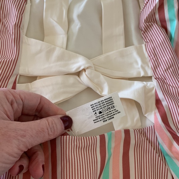 Tavik - Women’s Claire Striped One Piece Swimsuit with low twist back. NWT SZ XS - Picture 9 of 9